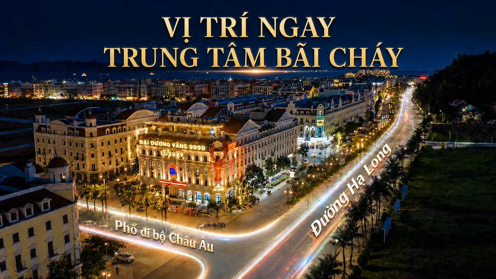 Vị trí Nhà Hàng Đại Dương Vàng 9999 Luxury